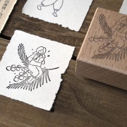 Ivy Snow Mimosa Rubber Stamp