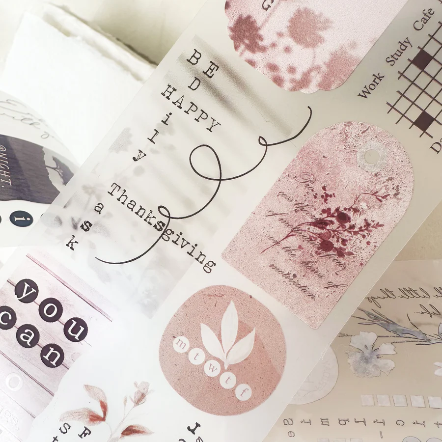 Journal Pages Tape - To Be Continuous (washi and PET)