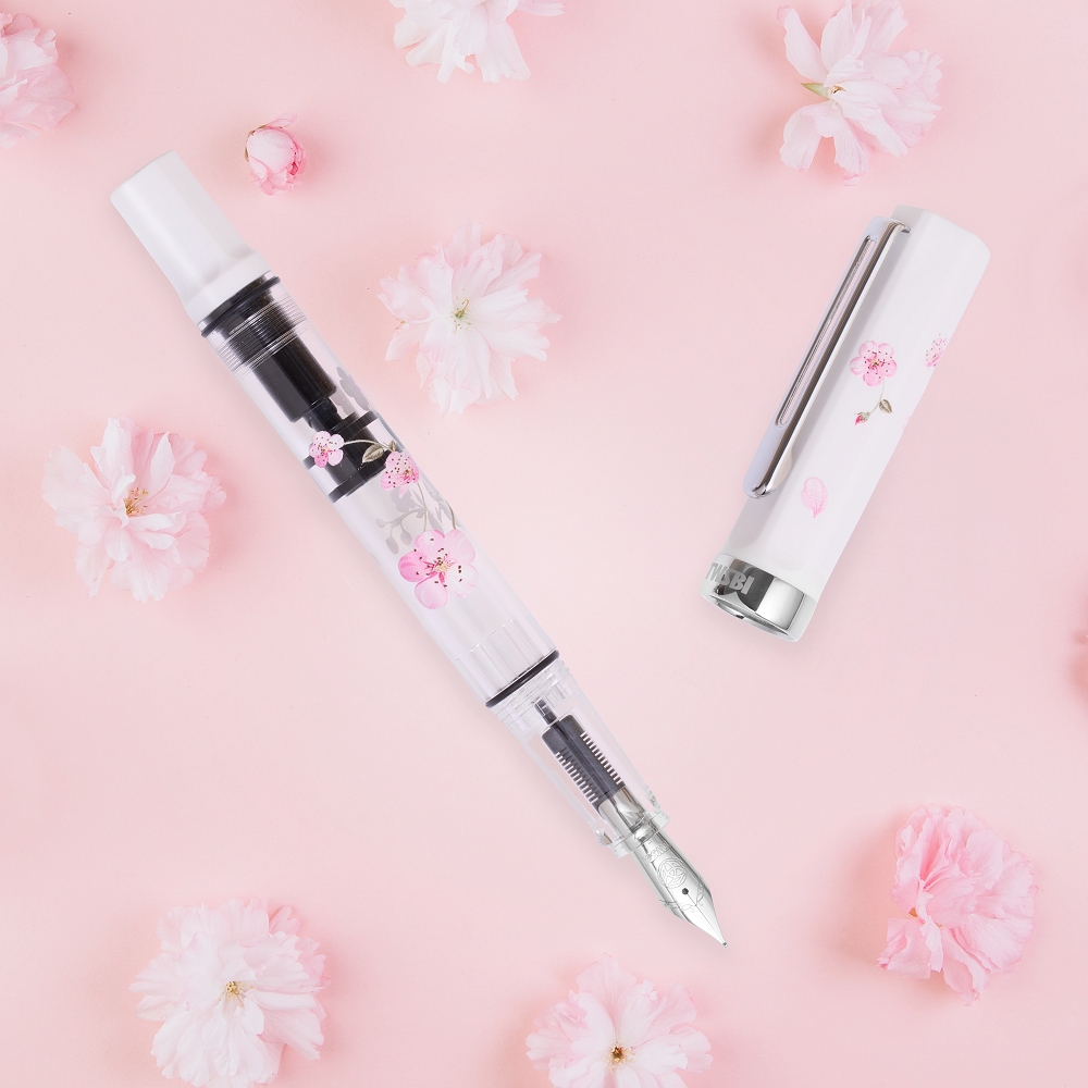 TWSBI ECO White Cherry Blossom Fountain Pen - Image 4