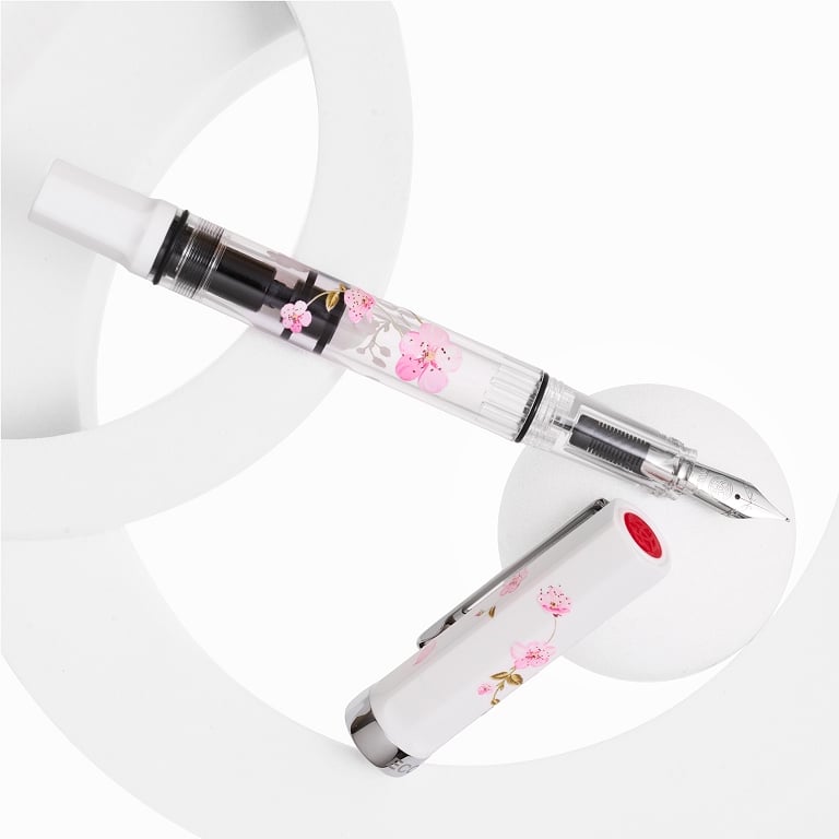 TWSBI ECO White Cherry Blossom Fountain Pen