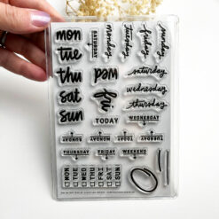 Everyday Explorers Co. Clear Stamp Set - Day by Day Mini