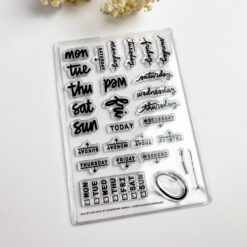 Everyday Explorers Co. Clear Stamp Set - Day by Day Mini