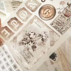 Journal Pages PET Tape - Vintage Ephemera