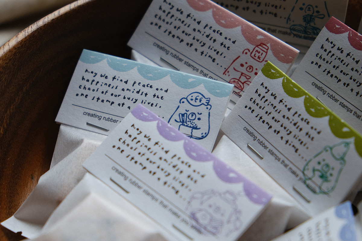 Eileen Tai "Foodie Bear" Rubber Stamp - Rice