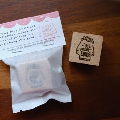 Eileen Tai "Foodie Bear" Rubber Stamp - Chips