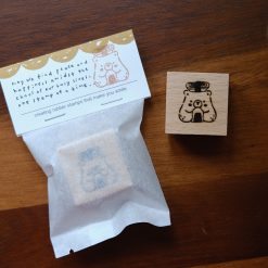 Eileen Tai "Foodie Bear" Rubber Stamp - Sushi & Onigiri