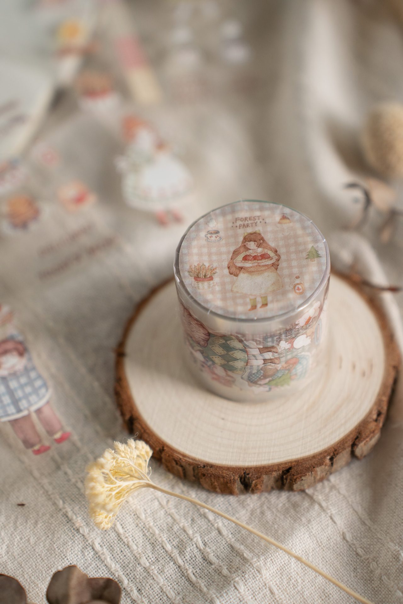 Sho Little Happiness Kiss-cut PET Tape - Forest Party