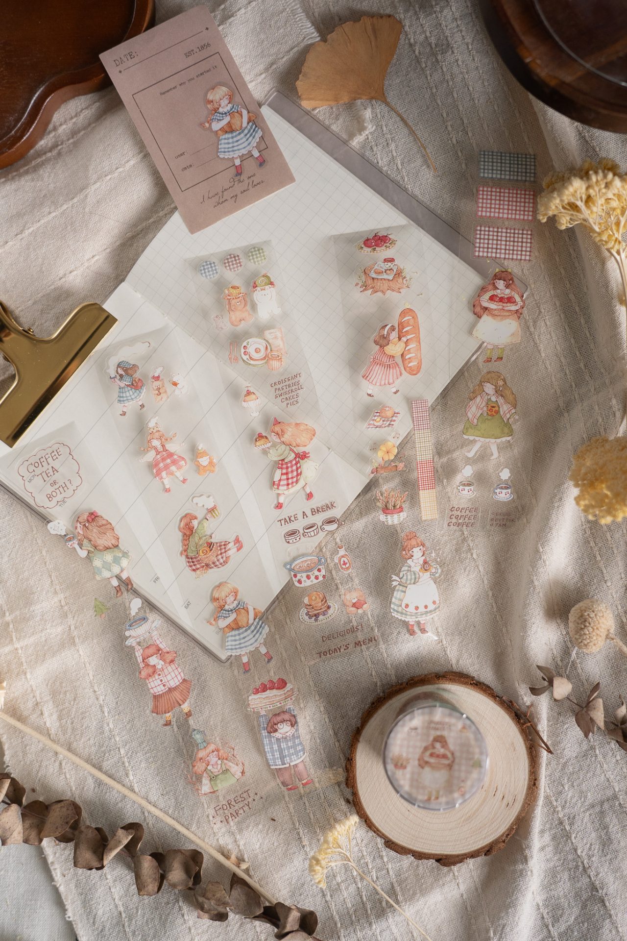Sho Little Happiness Kiss-cut PET Tape - Forest Party