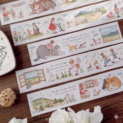 Paper Game x Pilipala Cat Wonderland Tape (Washi or PET)
