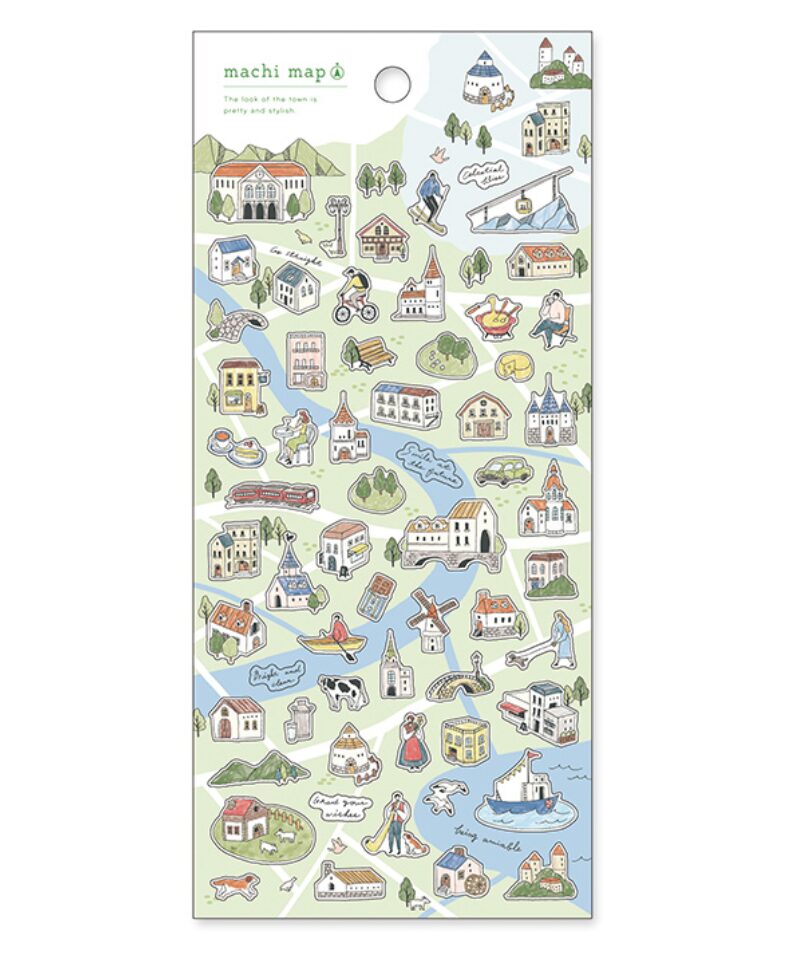 Mind Wave Machi Map Stickers (6 designs)