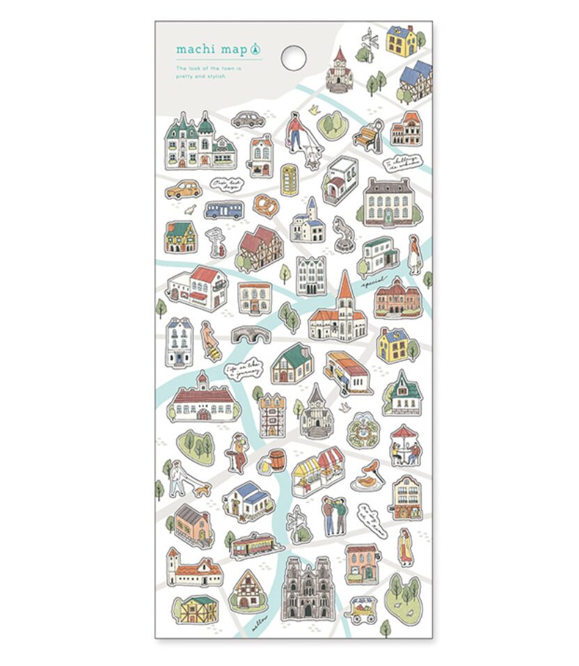 Mind Wave Machi Map Stickers (6 designs)