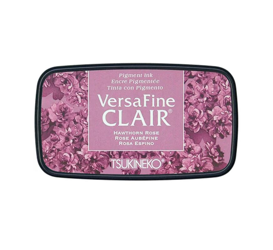 Tsukineko VersaFine Clair Pigment Ink - Hawthorn Rose (NEW colour)