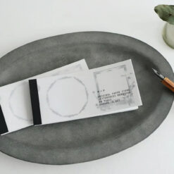 Yohaku Letterpress Label Book - Collection Black
