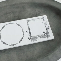 Yohaku Letterpress Label Book - Collection Black