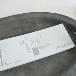 Yohaku Letterpress Label Book - Nostalgia Gray