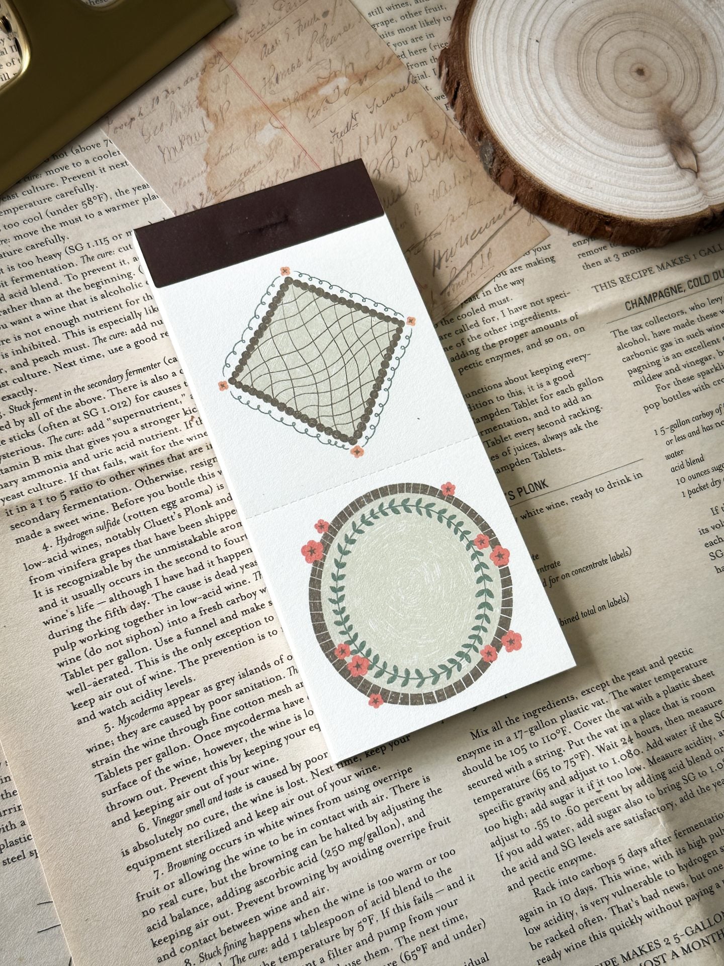 Sho Little Happiness Stamp Memo Pad - Sho Frames