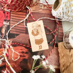 Sho Little Happiness Rubber Stamps - Christmas Girls