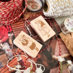 Sho Little Happiness Rubber Stamps - Christmas Girls