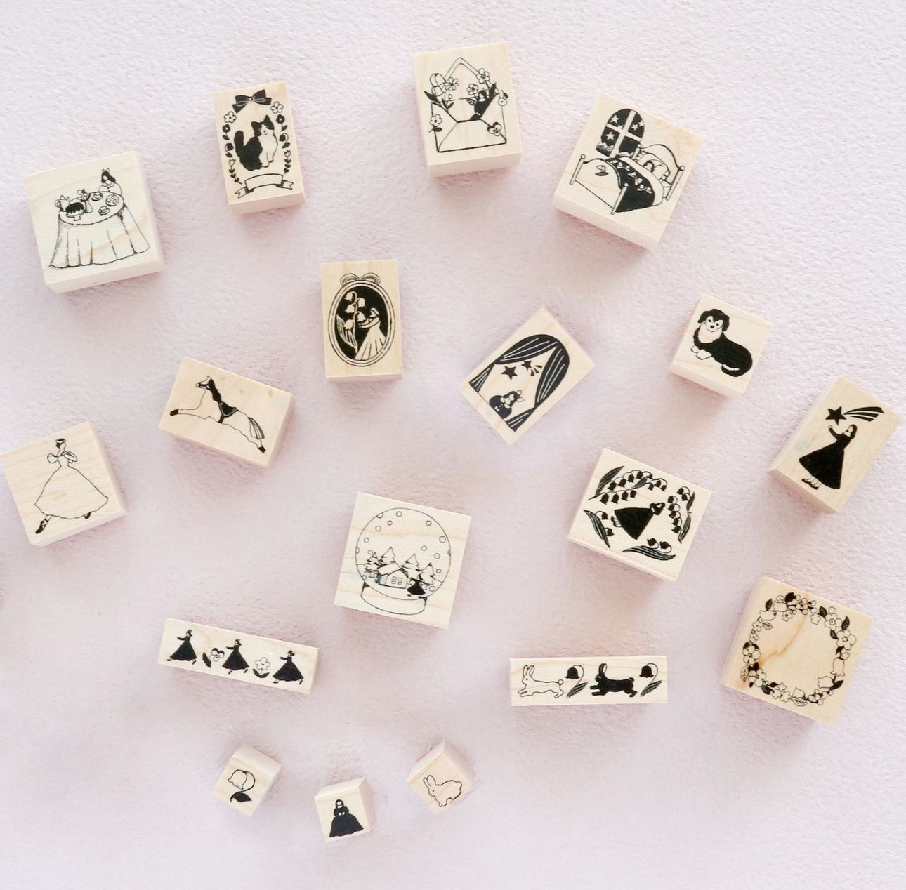 Kin.Iro.Hitode Rubber Stamp - Tea Party - Image 2