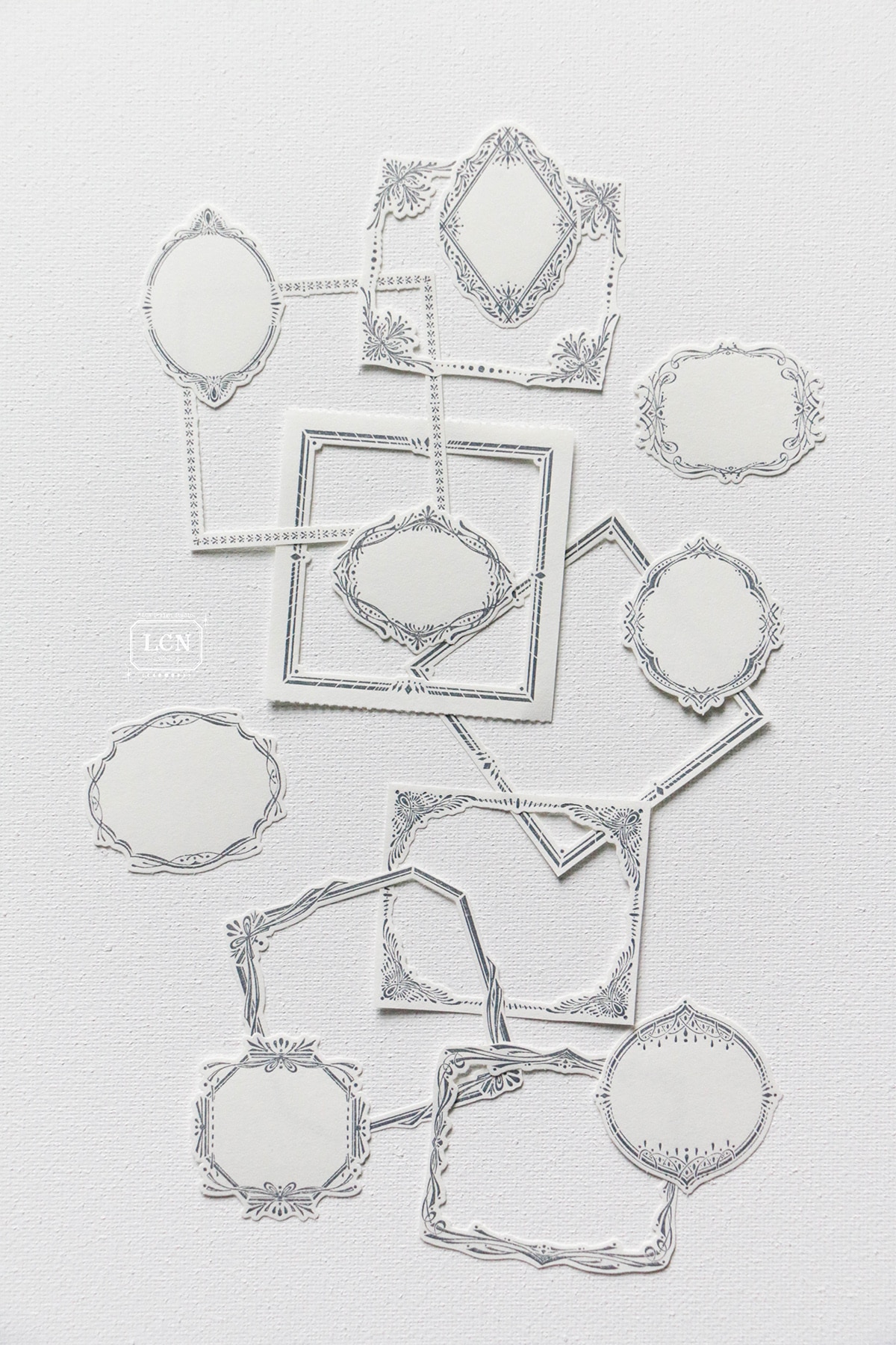 Lin Chia Ning Letterpress Notepad - Retro Frames No.1