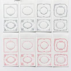 Lin Chia Ning Letterpress Notepad - Retro Frames No.1