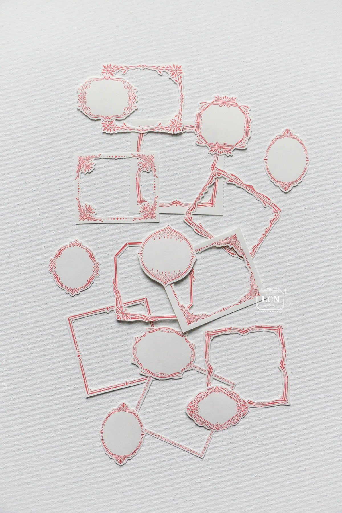Lin Chia Ning Letterpress Notepad - Retro Frames No.1