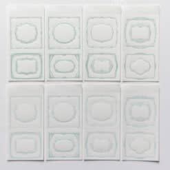 Lin Chia Ning Letterpress Notepad - Retro Frames No.2