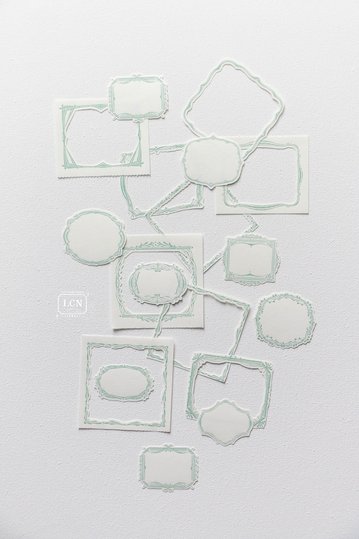 Lin Chia Ning Letterpress Notepad - Retro Frames No.2