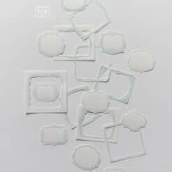 Lin Chia Ning Letterpress Notepad - Retro Frames No.2