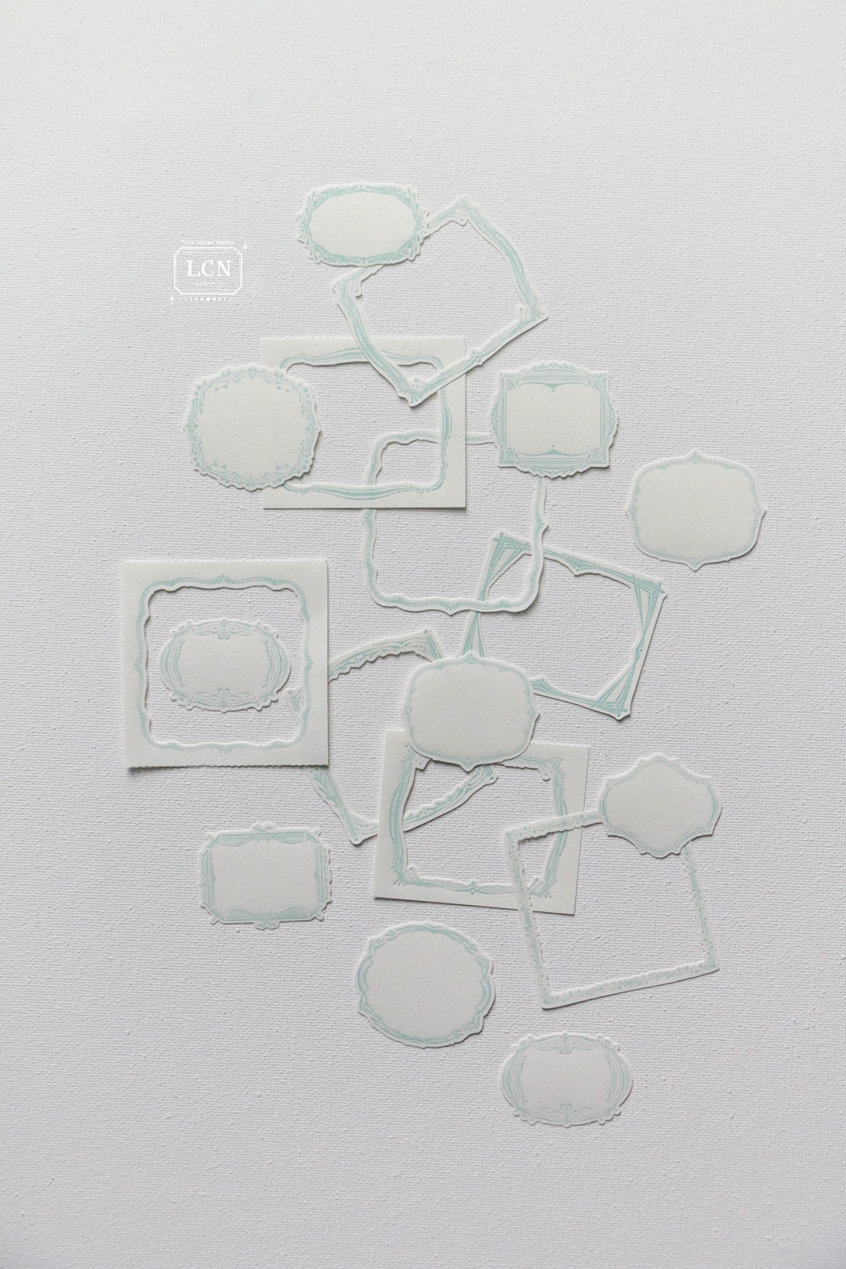Lin Chia Ning Letterpress Notepad - Retro Frames No.2
