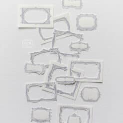 Lin Chia Ning Letterpress Notepad - Retro Frames No.3