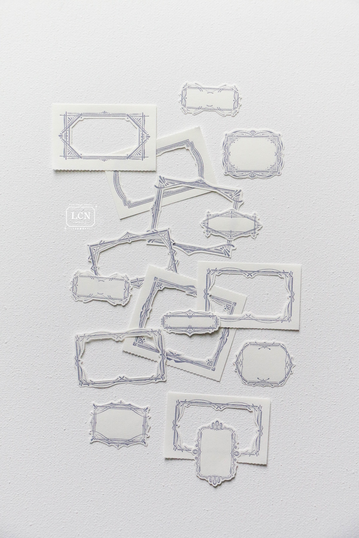 Lin Chia Ning Letterpress Notepad - Retro Frames No.3