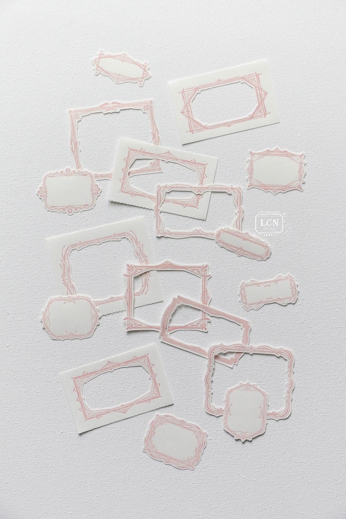 Lin Chia Ning Letterpress Notepad - Retro Frames No.3