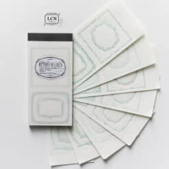 Lin Chia Ning Letterpress Notepad - Retro Frames No.2