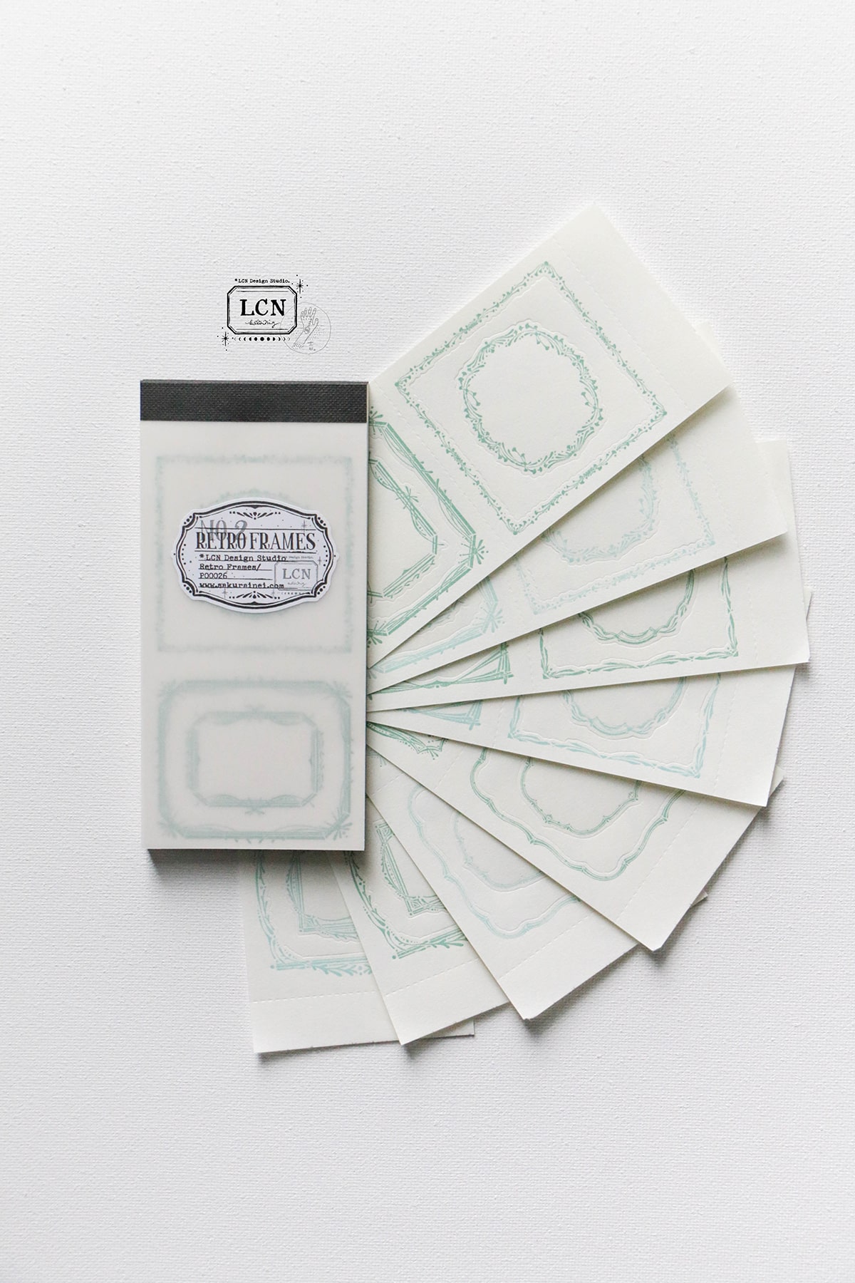Lin Chia Ning Letterpress Notepad - Retro Frames No.2