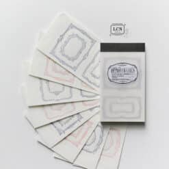 Lin Chia Ning Letterpress Notepad - Retro Frames No.3