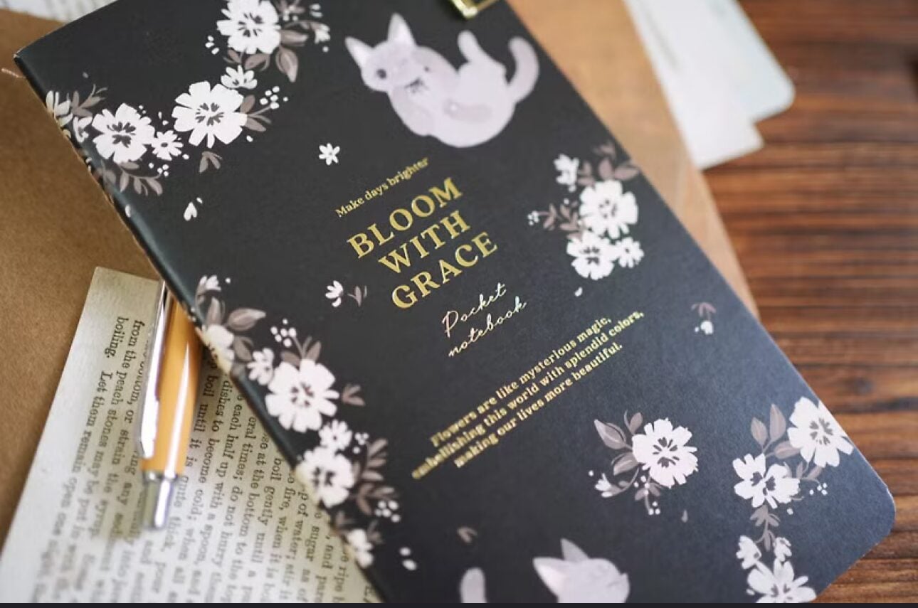 Wwiinngg Pocket Notebook - Cat