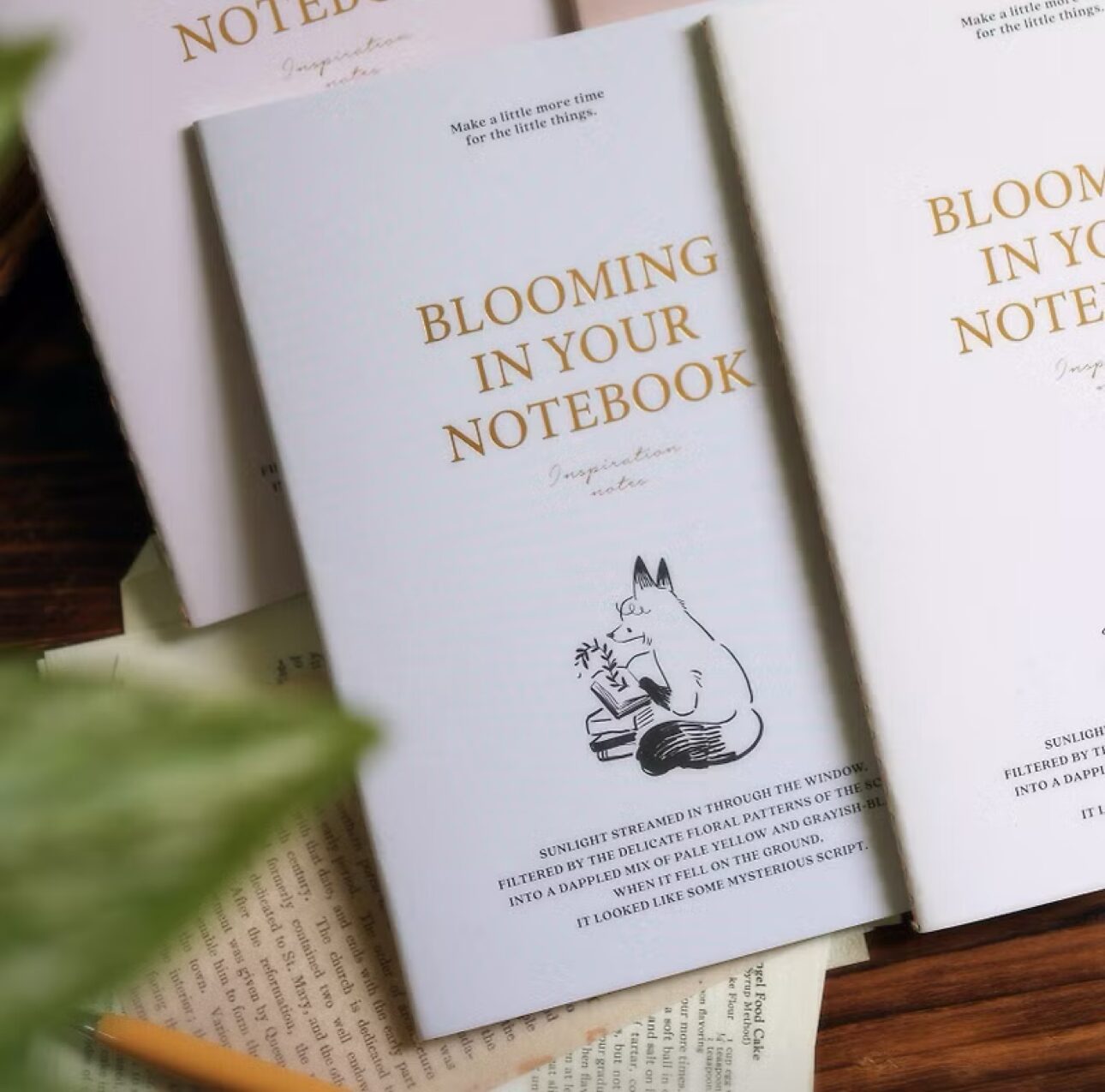 Wwiinngg Notebook - Blooming Fox