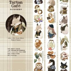 Wwiinngg Matte PET Tape - Tartan Café