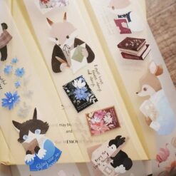 Wwiinngg Matte PET Tape - Tea, Coffee, Books & Flowers
