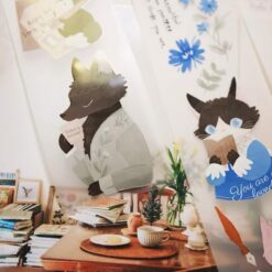 Wwiinngg Matte PET Tape - Tea, Coffee, Books & Flowers