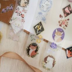 Wwiinngg Matte PET Tape - Flower Pendant