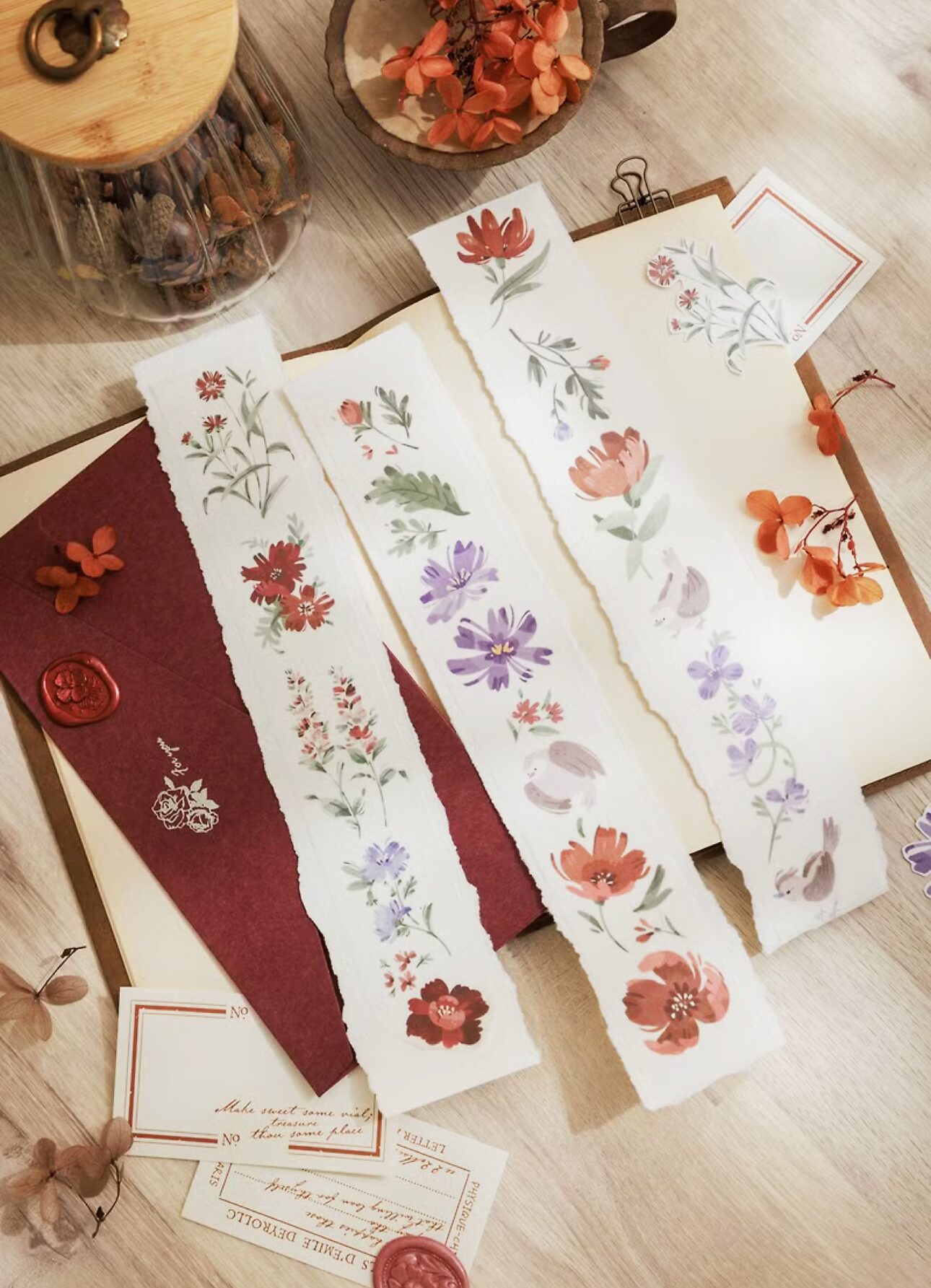Wwiinngg Washi Tape - Crimson