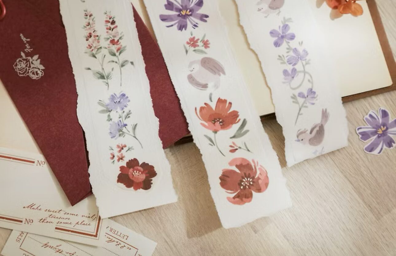 Wwiinngg Washi Tape - Crimson