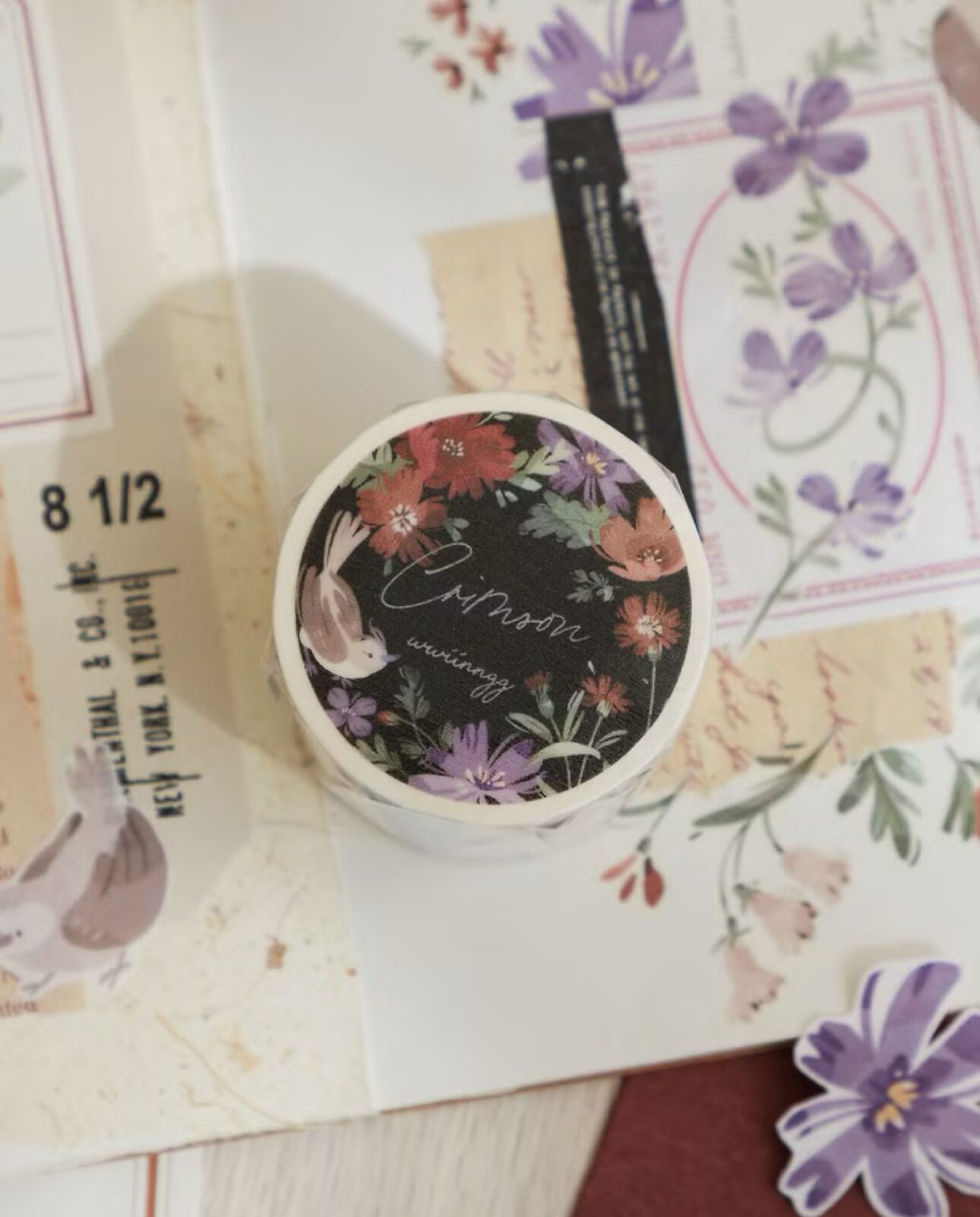 Wwiinngg Washi Tape - Crimson