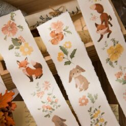 Wwiinngg Washi Tape - Fox In Flowers