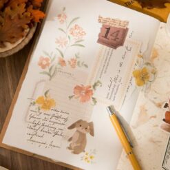 Wwiinngg Washi Tape - Fox In Flowers