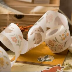 Wwiinngg Washi Tape - Fox In Flowers