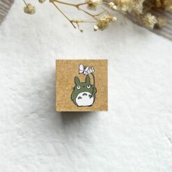 Studio Ghibli Totoro Butterfly Rubber Stamp