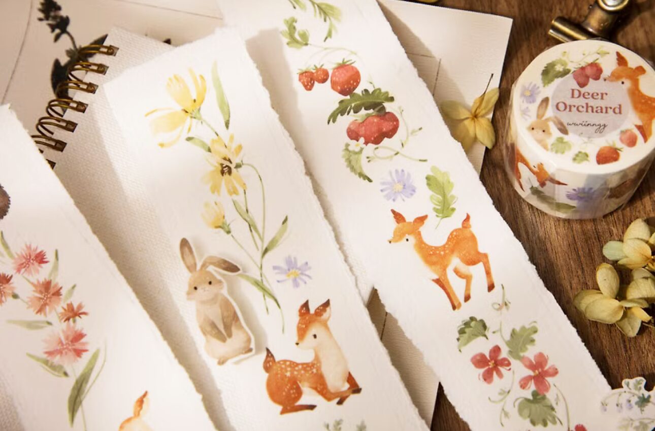 Wwiinngg Washi Tape - Deer Orchard
